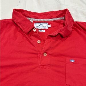 Southern Tide Classic Red Polo Shirt